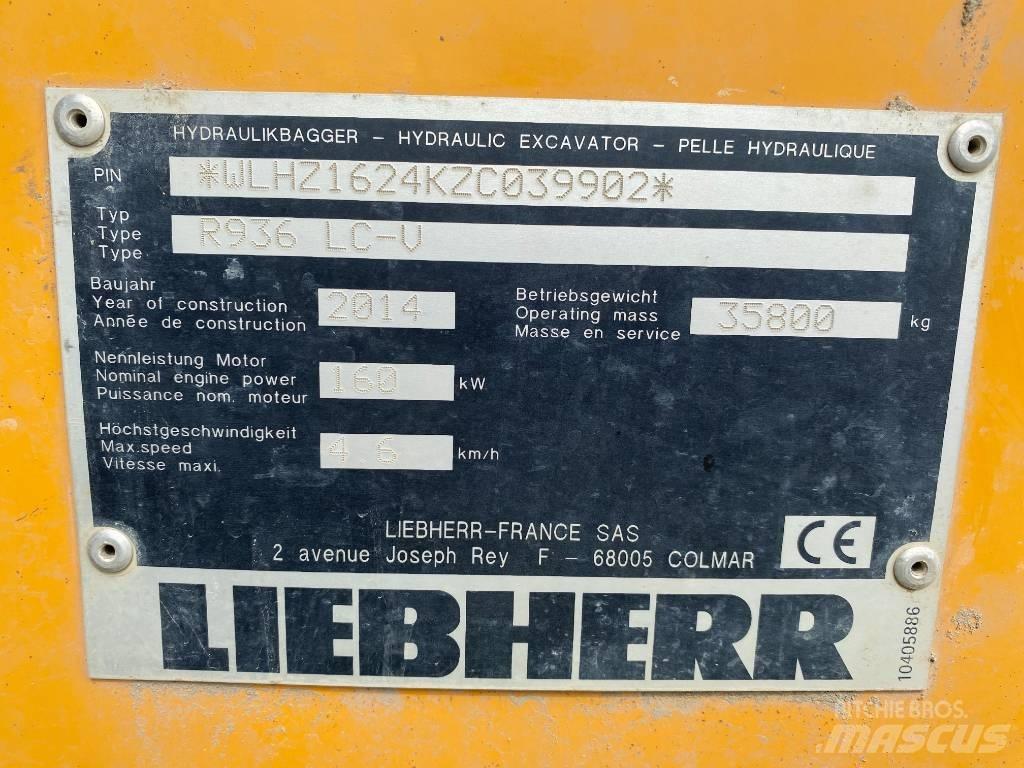 Liebherr R 936 LC 대형 굴삭기 29톤 이상