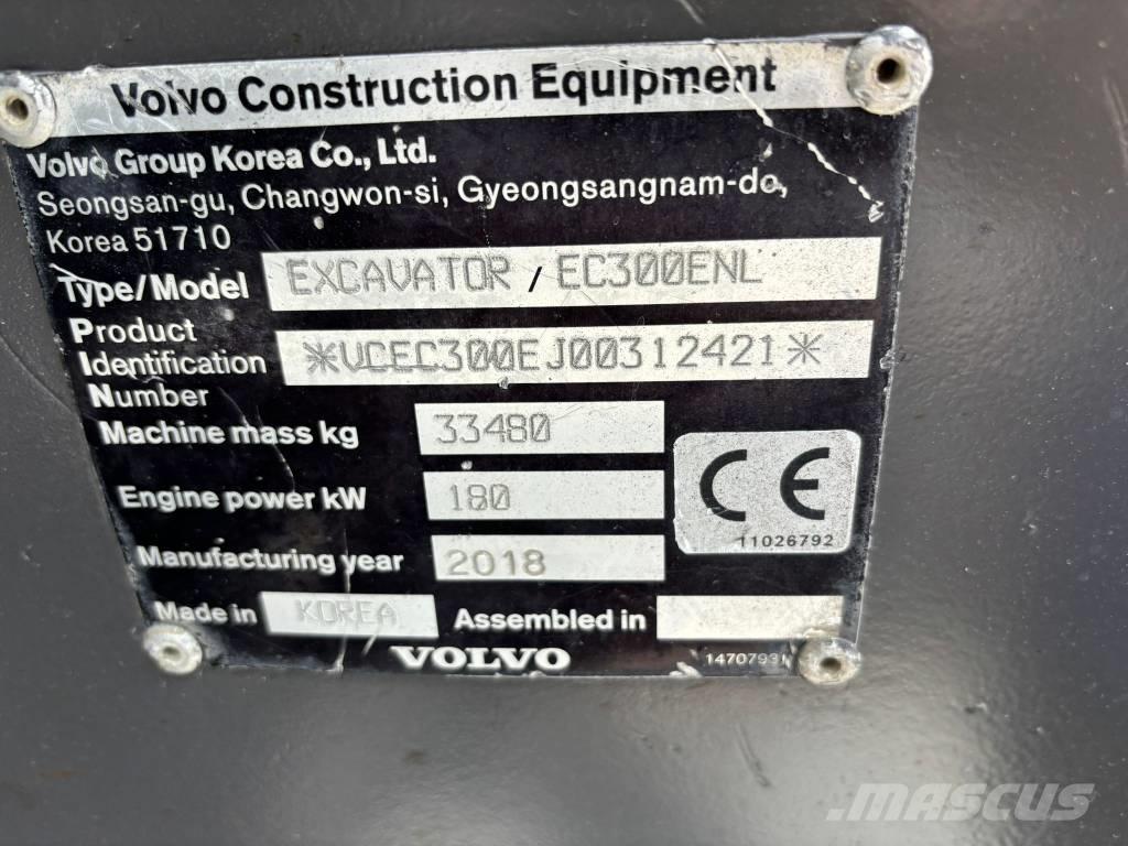 Volvo EC300 ENL 대형 굴삭기 29톤 이상