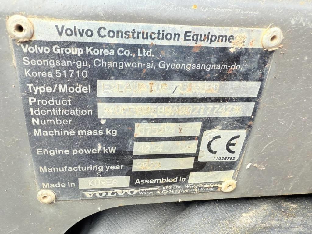 Volvo ECR 88 D PRO 중형굴삭기 7톤-28톤