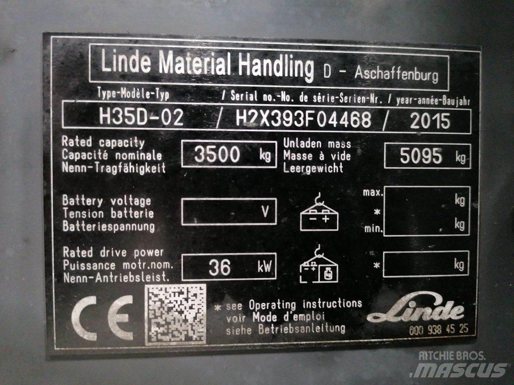 Linde H35D-02 디젤 지게차