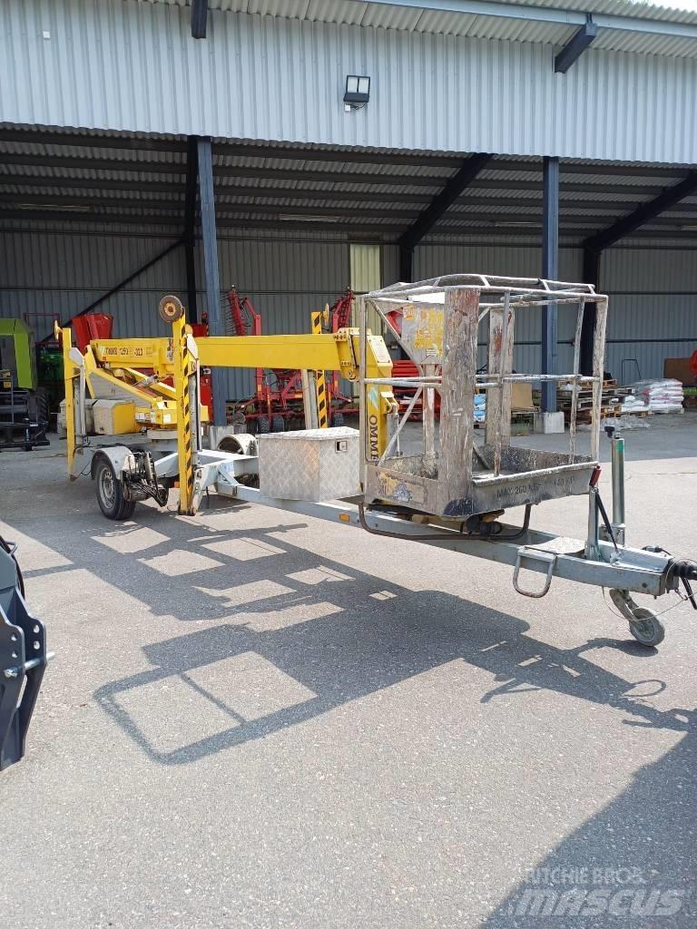Omme 1250 트레일러 탑재 고소작업대