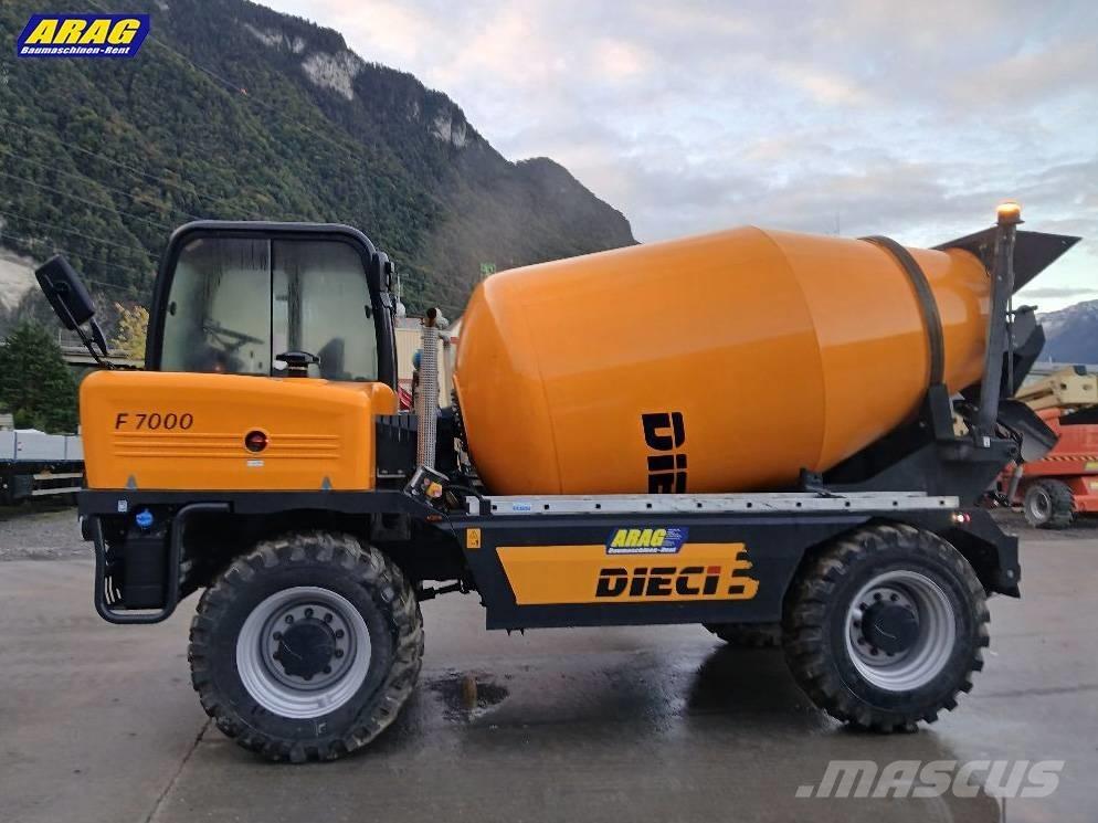 Dieci F7000 콘크리트/몰타르 믹서