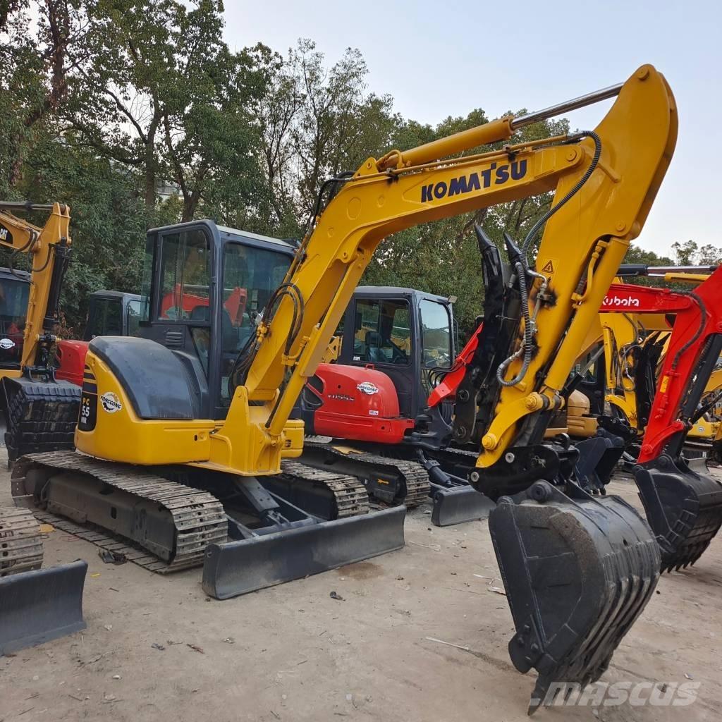 Komatsu PC 55 MR 소형 굴삭기 7톤 미만