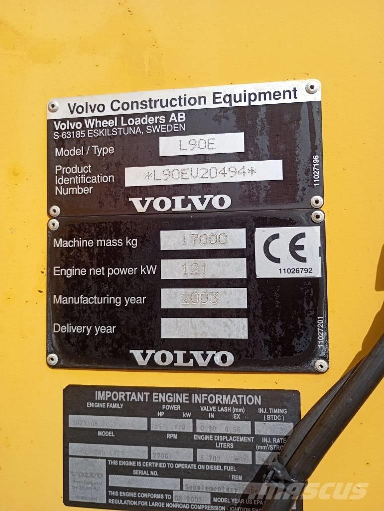 Volvo Radlader L90E  휠로우더