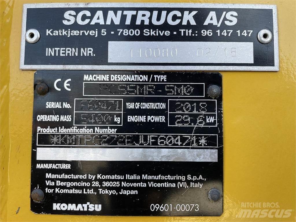 Komatsu PC55MR-5  휠 굴삭기