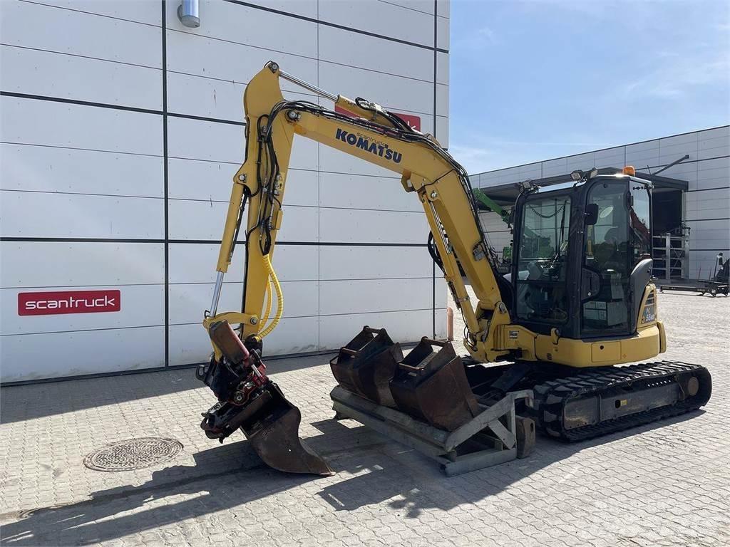 Komatsu PC55MR-5  휠 굴삭기