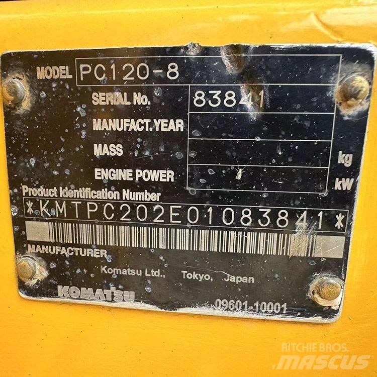 Komatsu PC 120-8 대형 굴삭기 29톤 이상