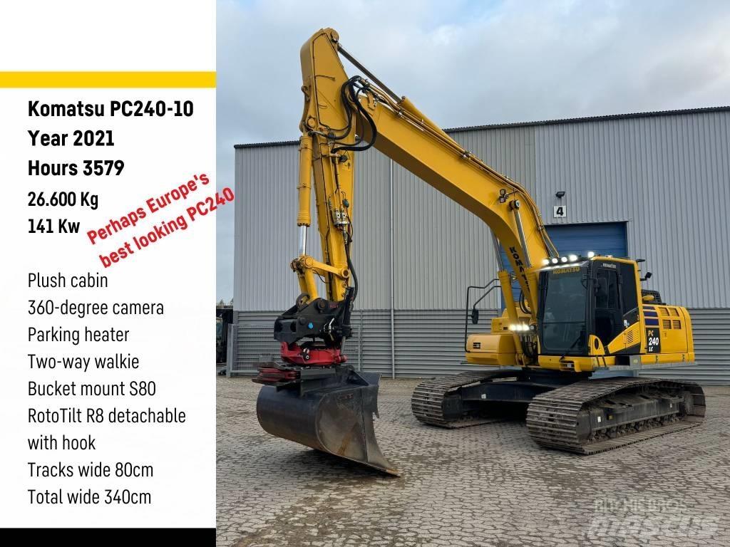 Komatsu PC 240 LC-10 대형 굴삭기 29톤 이상