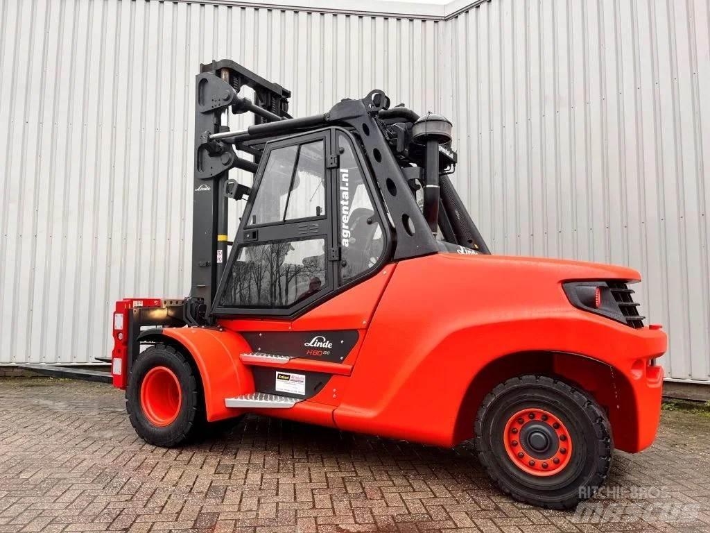 Linde H80D-03/1100 디젤 지게차