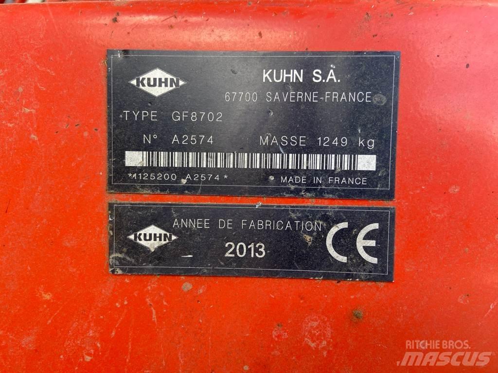 Kuhn GF8702 갈퀴 및 테더