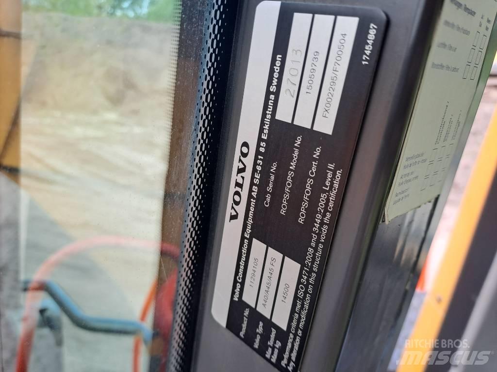 Volvo A45G 연결식 홀러