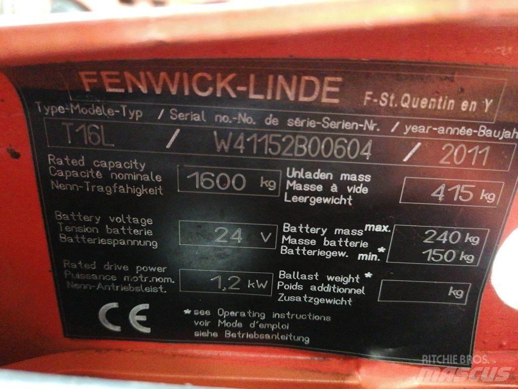Linde T16L 경량 리프터