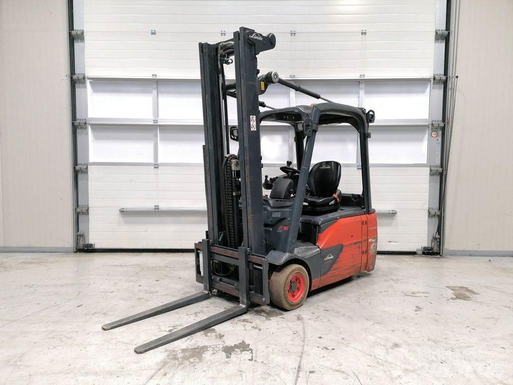 Linde E16L-02 전동 지게차