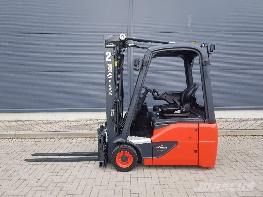 Linde E16C 전동 지게차
