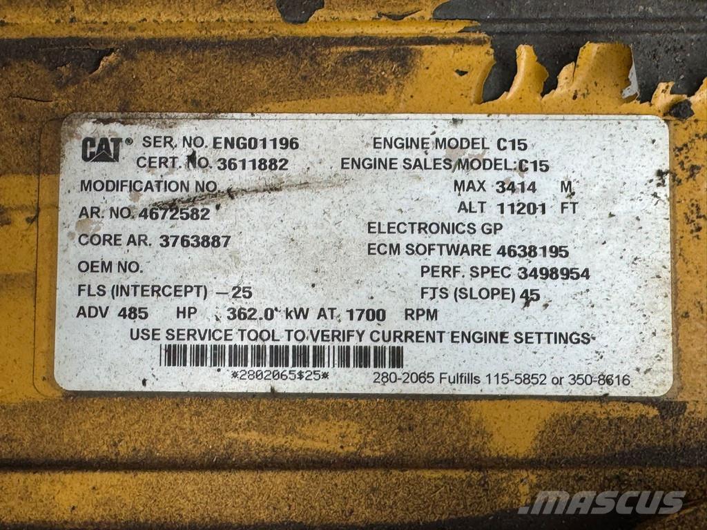 CAT 374FL 특수 굴삭기