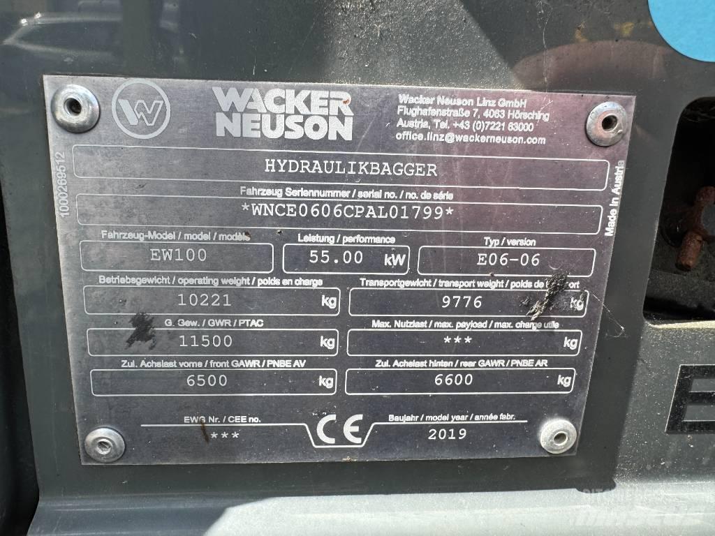 Wacker Neuson EW100  휠 굴삭기