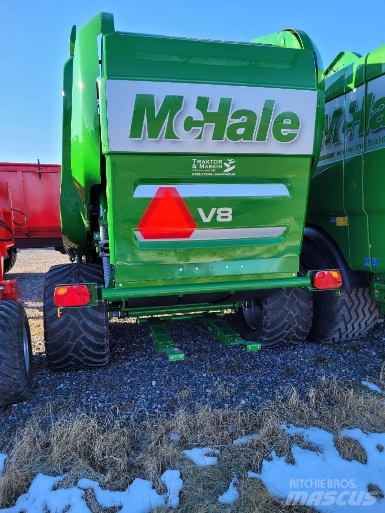 McHale V8 원형 곤포기