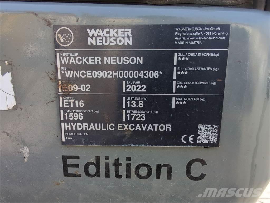 Wacker Neuson ET16 대형 굴삭기 29톤 이상