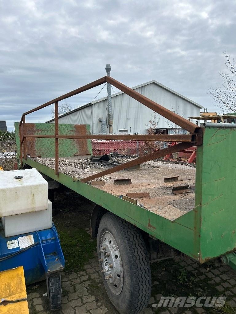  Blokvogn 4 hjulet 로우 로더-세미 트레일러