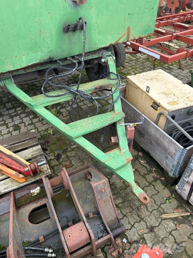  Blokvogn 4 hjulet 로우 로더-세미 트레일러