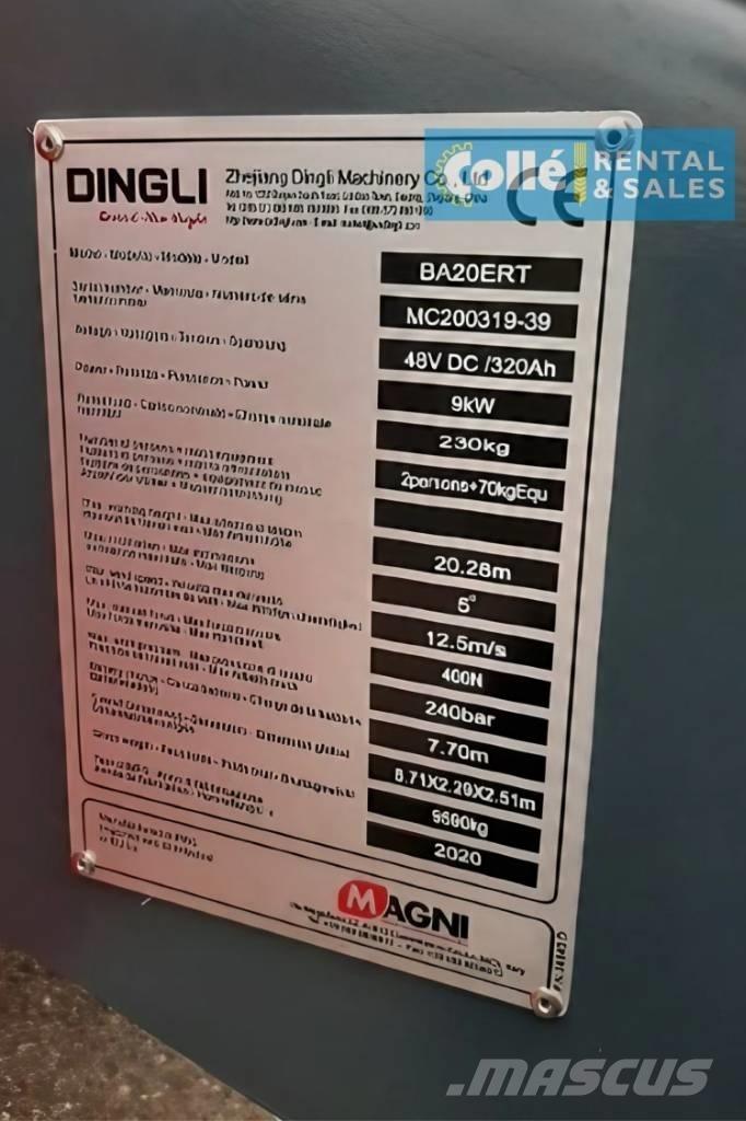 Magni BA20ERT | 2020 텔러 핸들러
