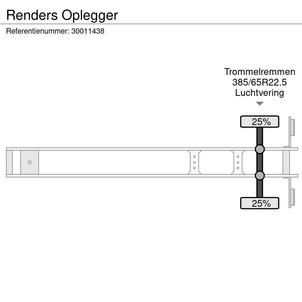 Renders Oplegger 박스 바디 세미 트레일러