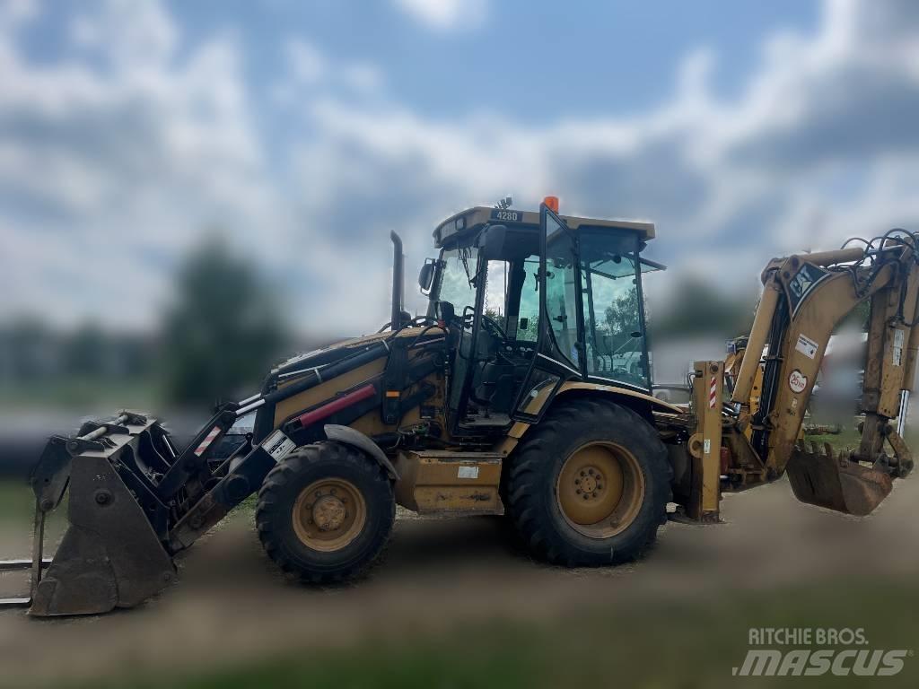CAT 428 백호로더