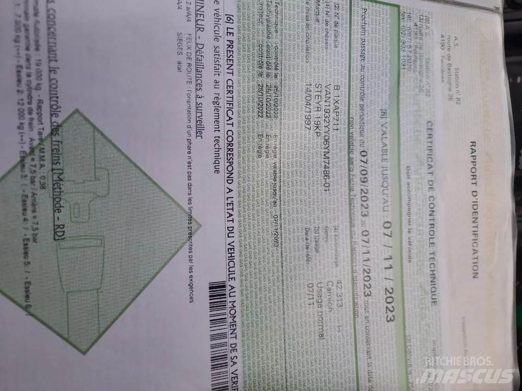 Steyr 19KP 훅 리프트 트럭