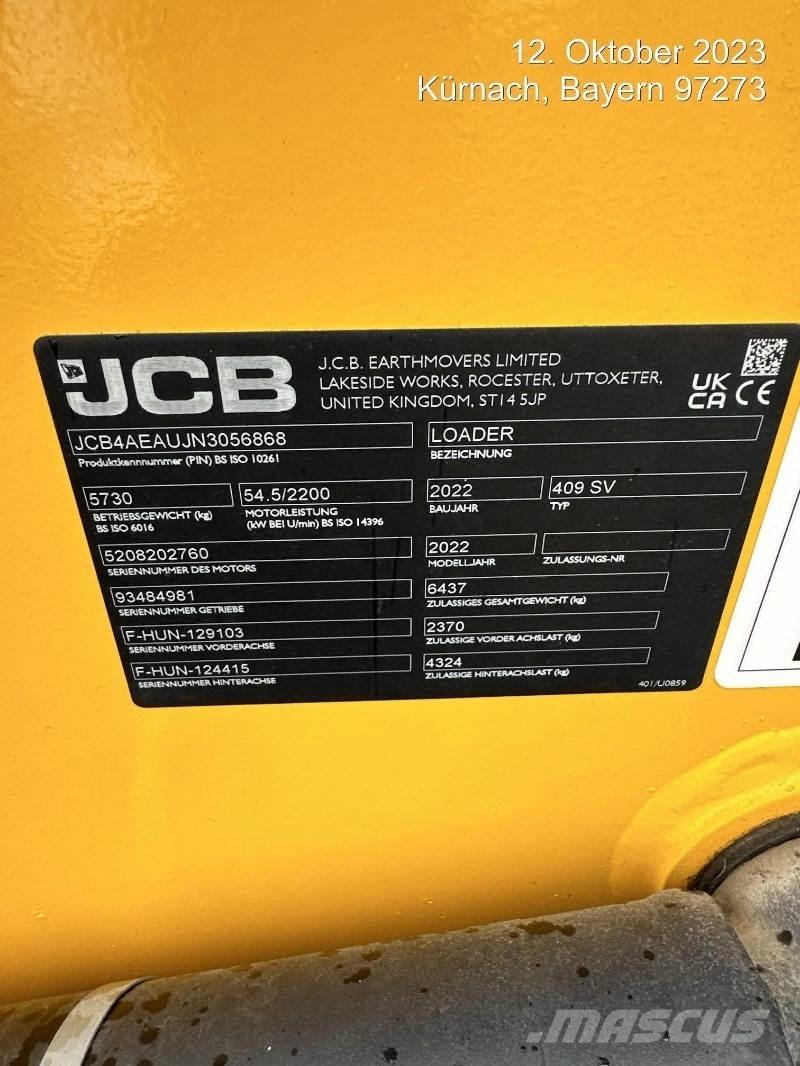 JCB 409  휠로우더