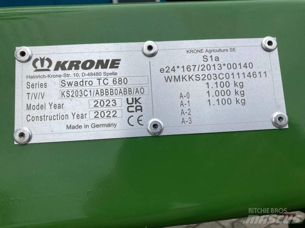 Krone Swadro TC 680 윈드로어