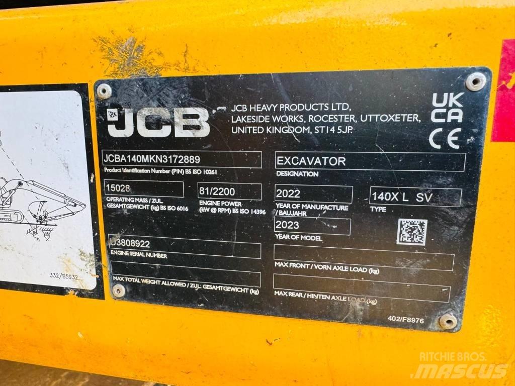 JCB 140 X 대형 굴삭기 29톤 이상