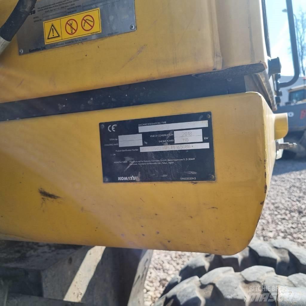 Komatsu PW160 - 11  휠 굴삭기