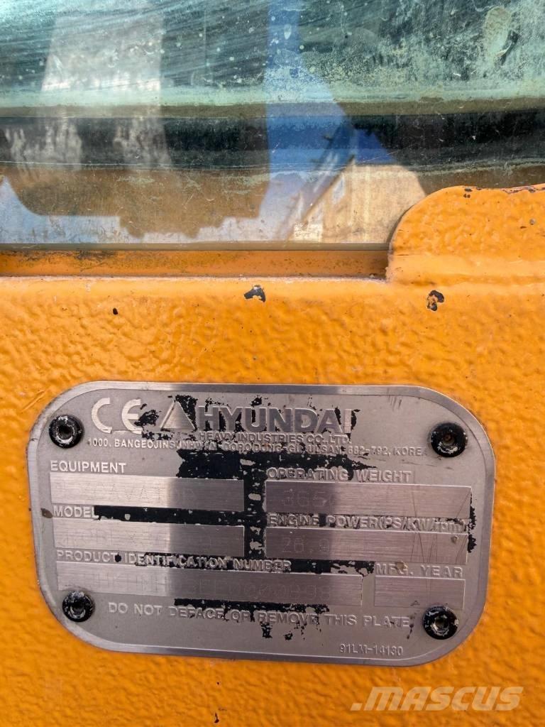 Hyundai Robex 35 Z-9 소형 굴삭기 7톤 미만