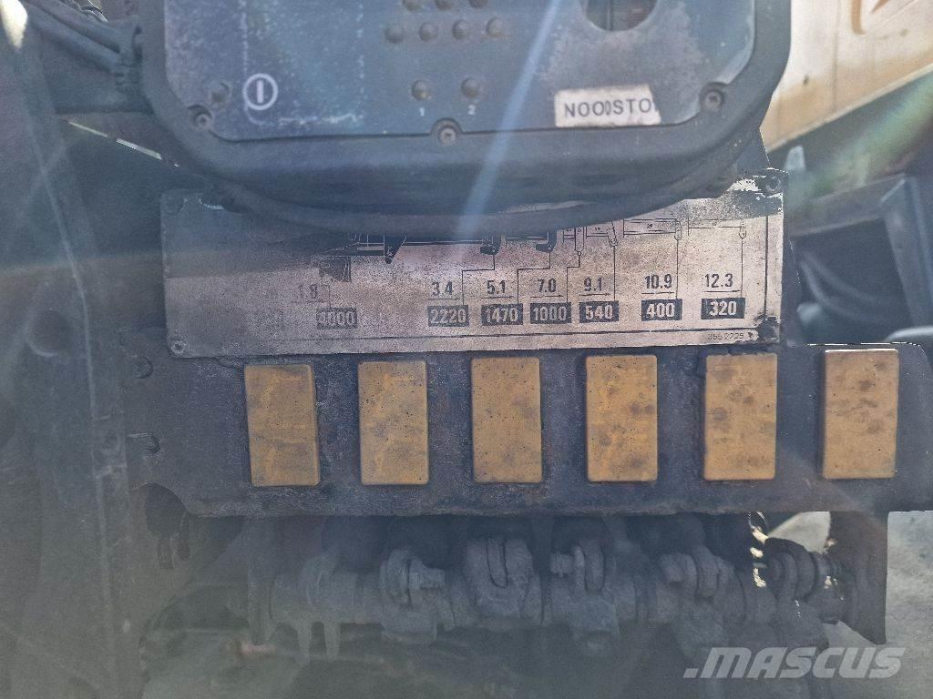 DAF 1700 TURBO 덤프 트럭