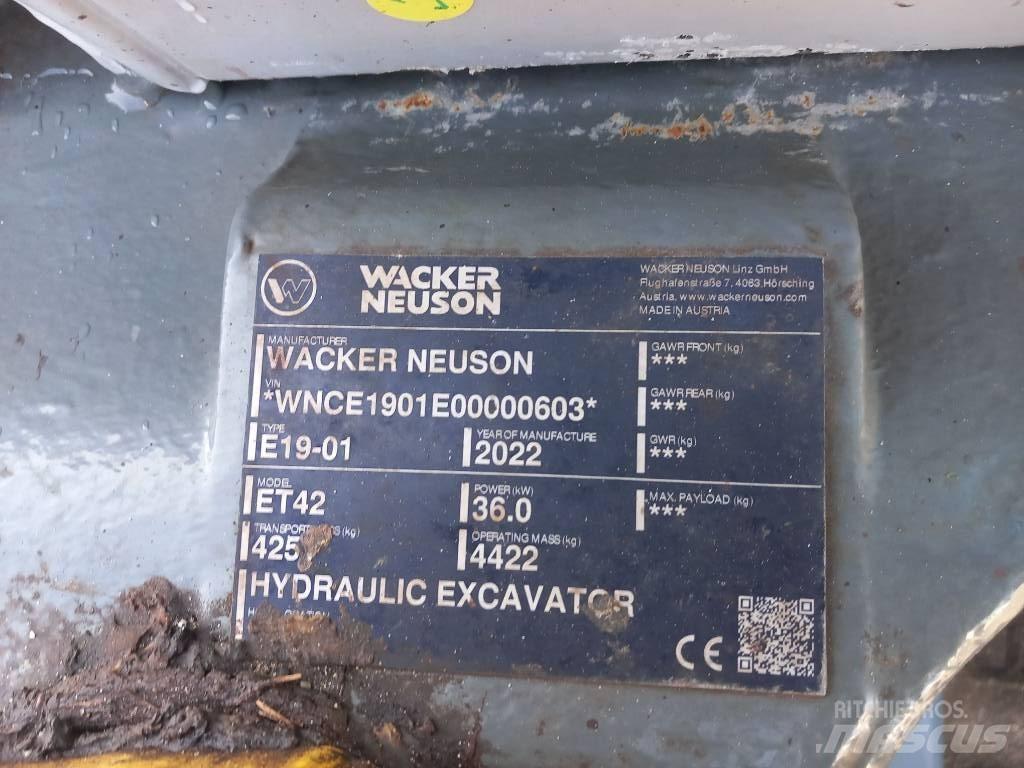 Wacker Neuson ET42 대형 굴삭기 29톤 이상