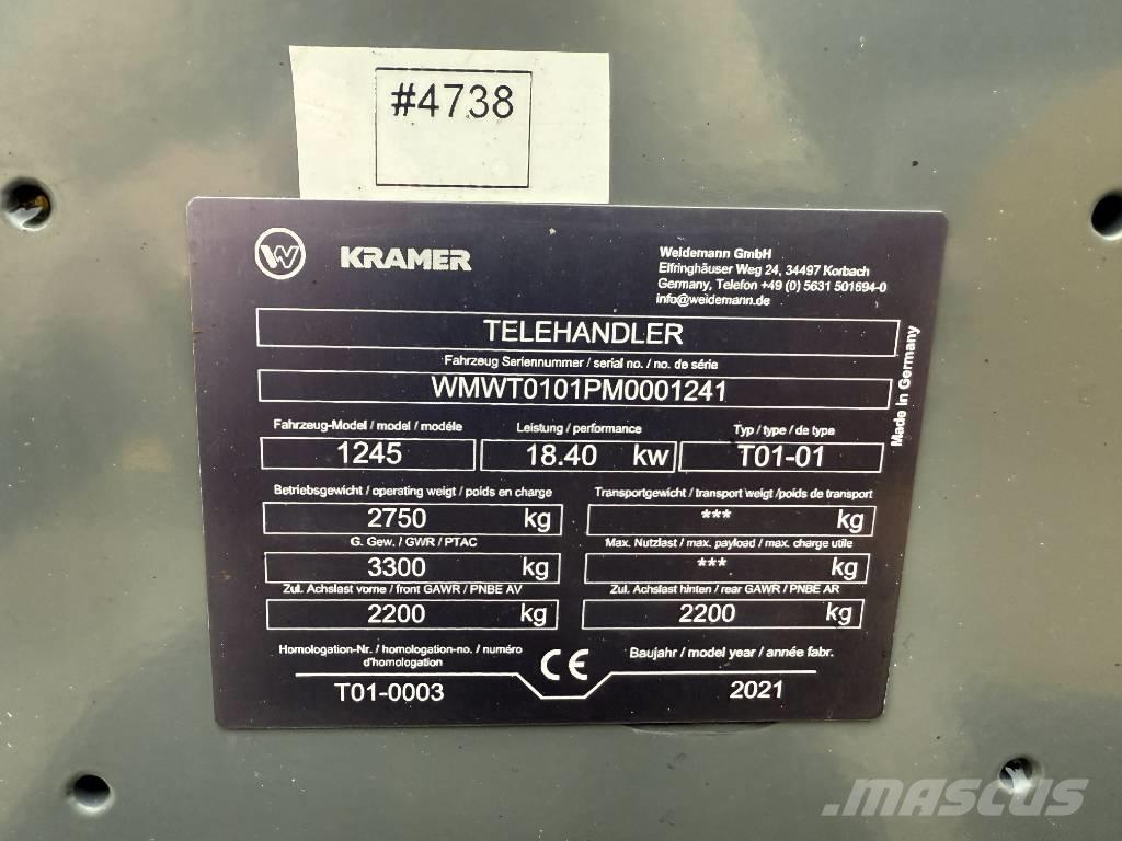 Kramer 1245 텔러 핸들러
