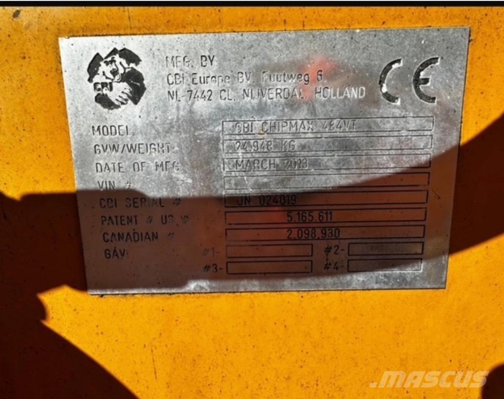 CBI Chipmax 484VT 톱밥제조기