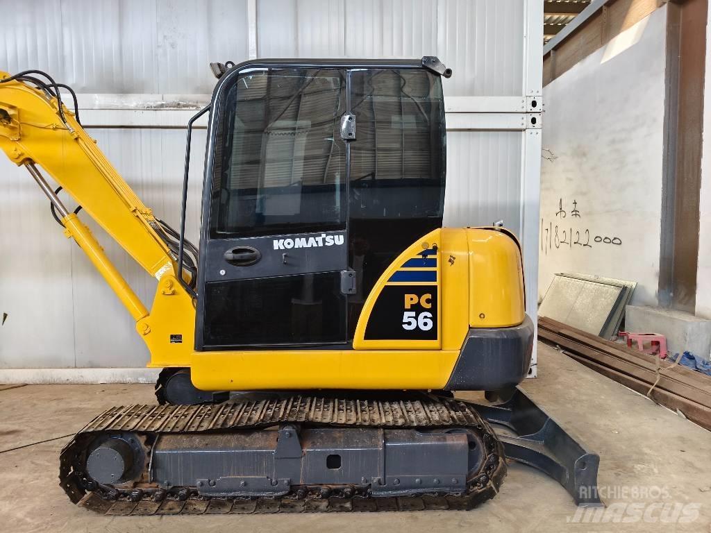Komatsu PC 56 소형 굴삭기 7톤 미만