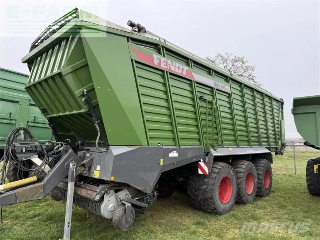 Fendt tigo 100 xr 기타 세미 트레일러