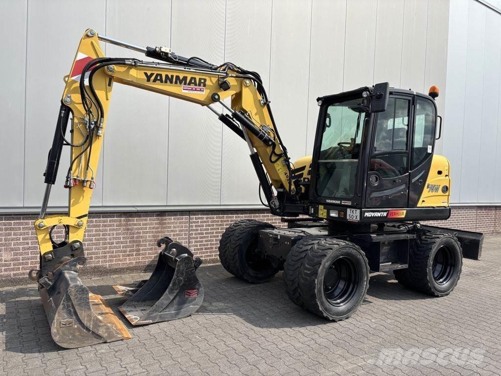 Yanmar B75W  휠 굴삭기