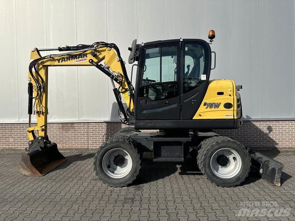 Yanmar B75W  휠 굴삭기