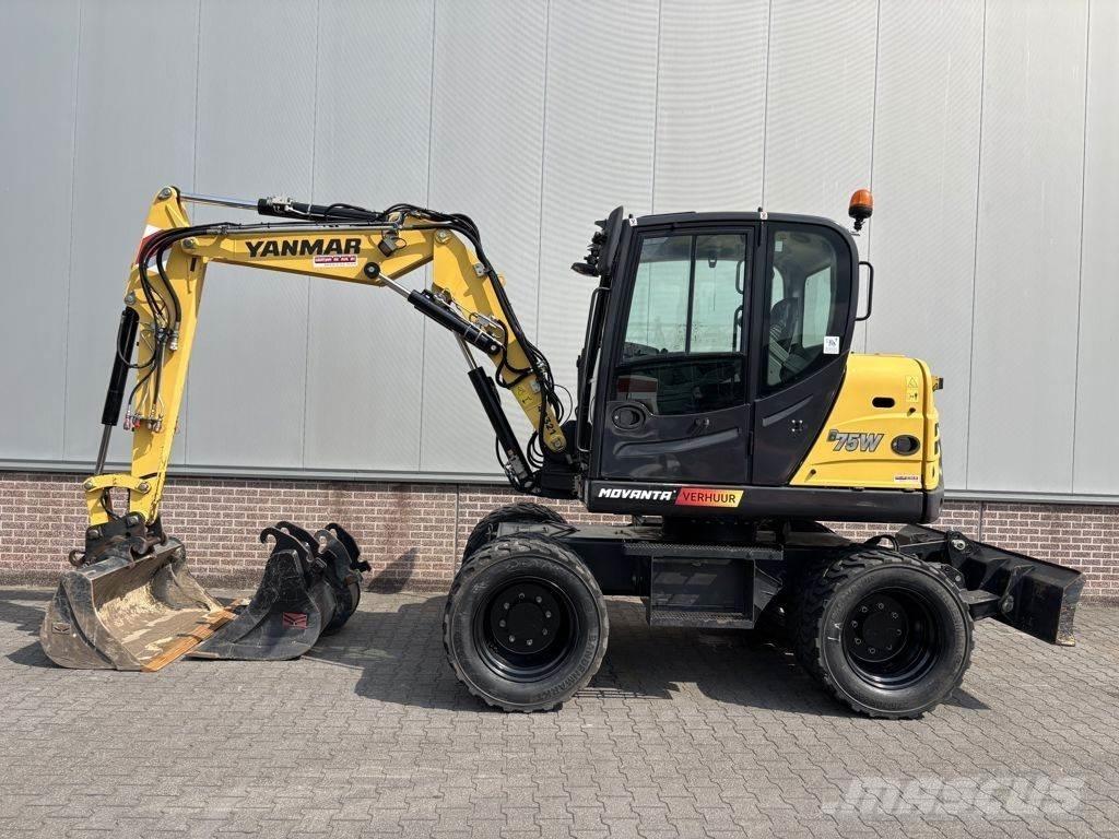 Yanmar B75W  휠 굴삭기
