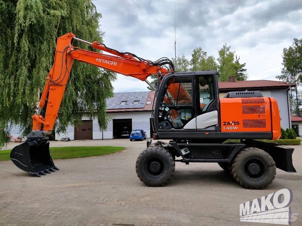 Hitachi ZX 140 W-5  휠 굴삭기