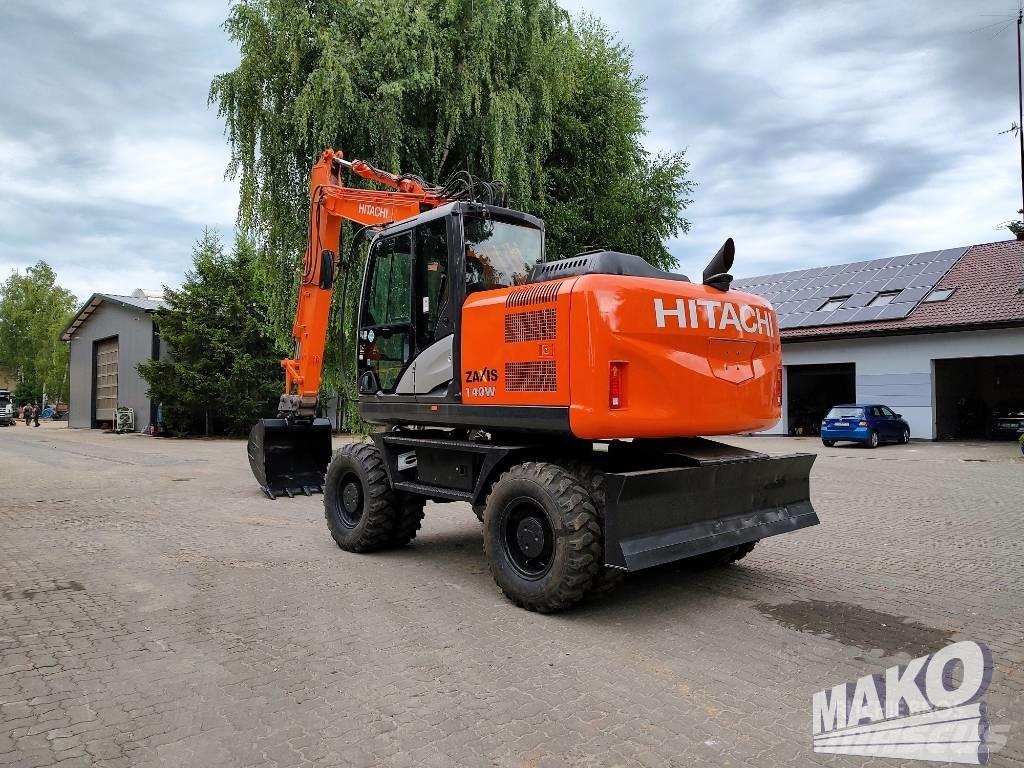 Hitachi ZX 140 W-5  휠 굴삭기
