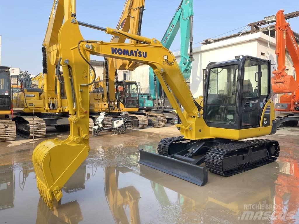 Komatsu PC 56-7 소형 굴삭기 7톤 미만
