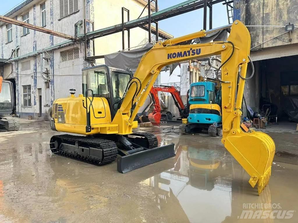 Komatsu PC 56-7 소형 굴삭기 7톤 미만