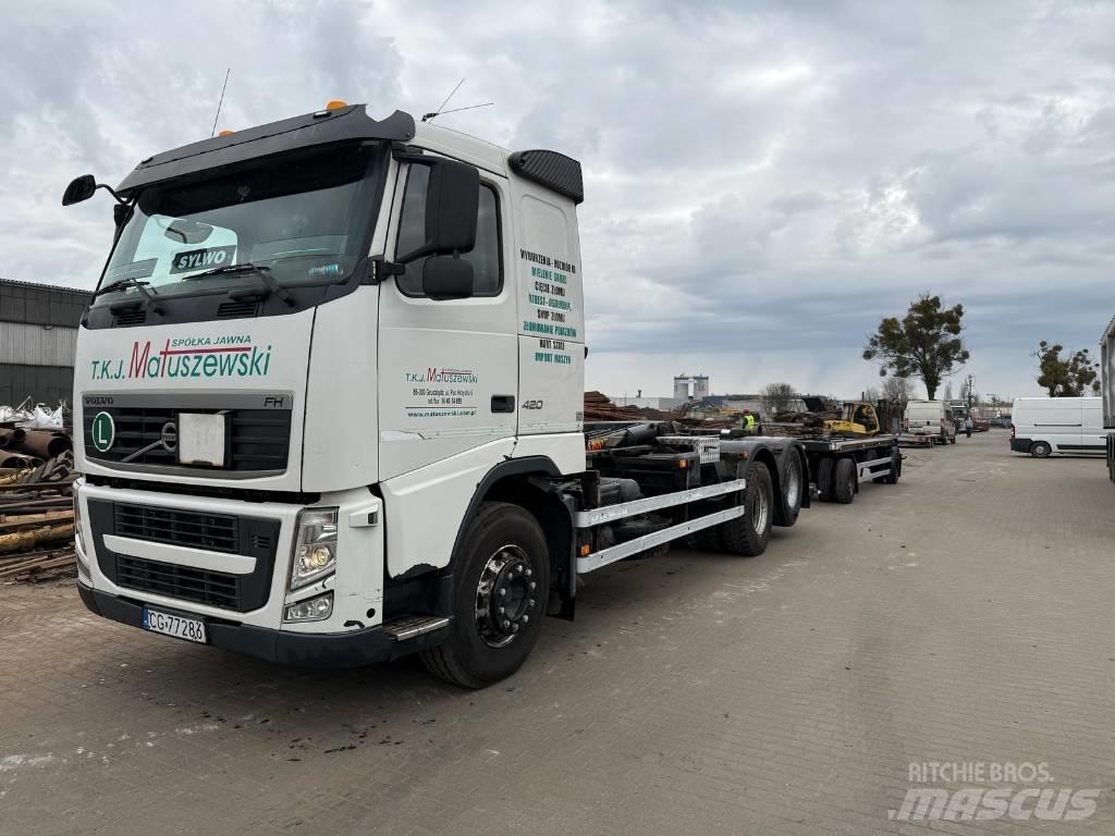 Volvo FH 12 420 훅 리프트 트럭