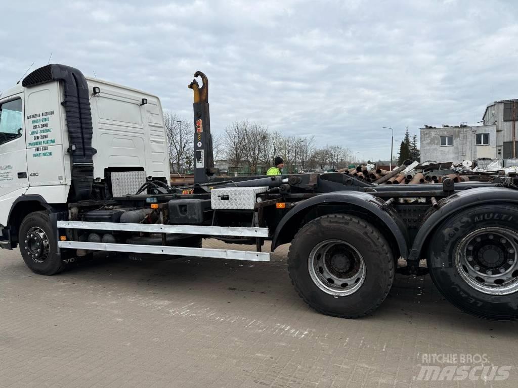Volvo FH 12 420 훅 리프트 트럭