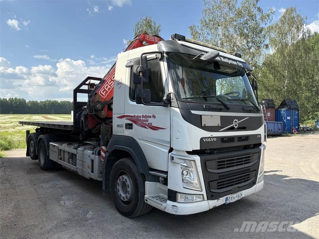 Volvo FM460 6x2*4 크레인 트럭