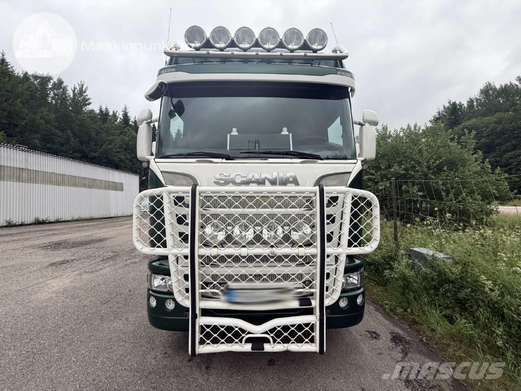 Scania R 520 LB 훅 리프트 트럭